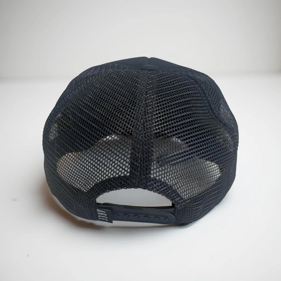 Floral Artwork Trucker Cap – Black Mesh