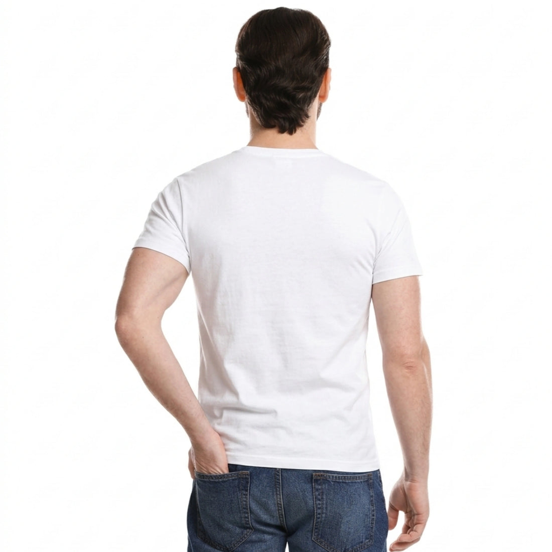 Floral Peace Emblem Tee - White