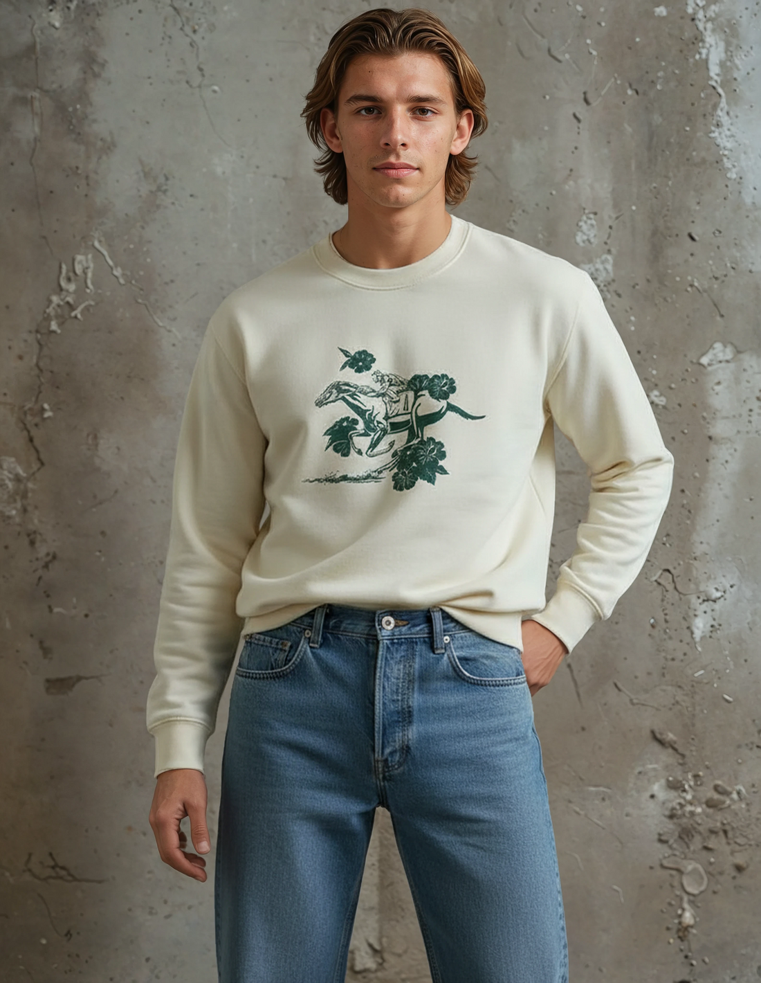 The Winning Bloom Sweatshirt By Aree Men's Streetwear Design Australia