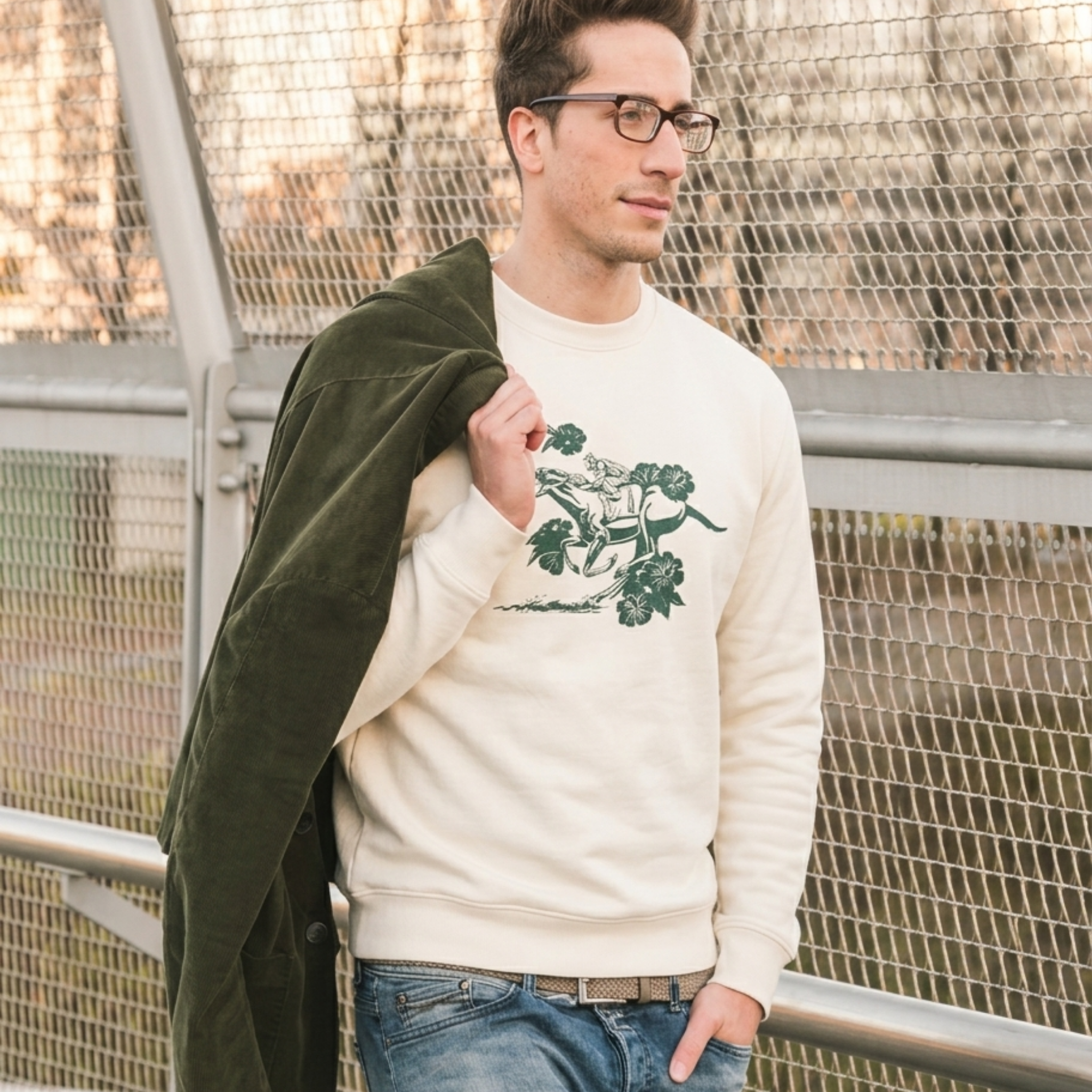 Winning Bloom Sweatshirt By Aree Appareal Men's Australian Streetwear Style