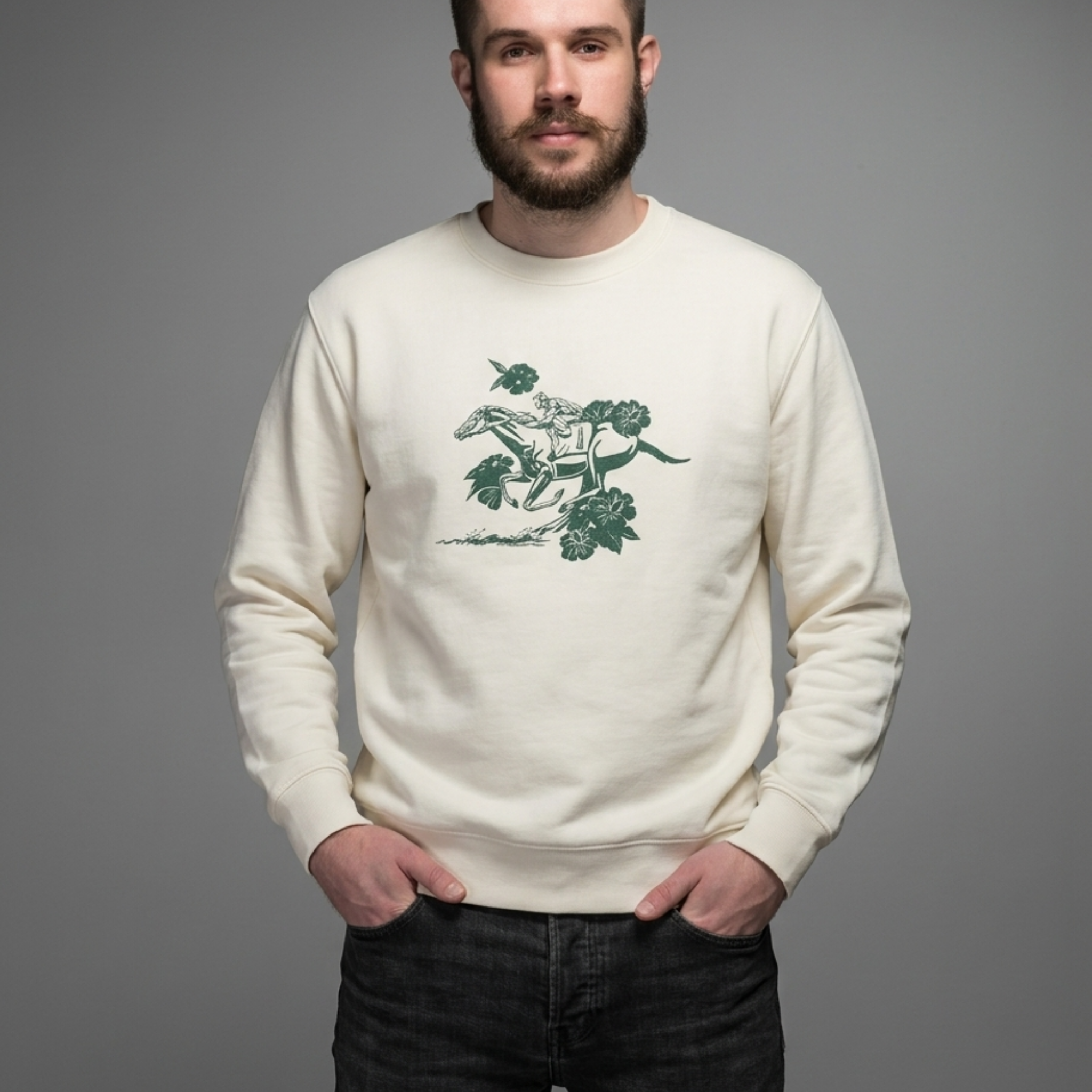 Men's Winning Bloom Sweatshirt By Aree Appareal Australina Men's Streetwear